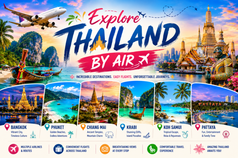 The Best Places to Visit in Thailand by Flight