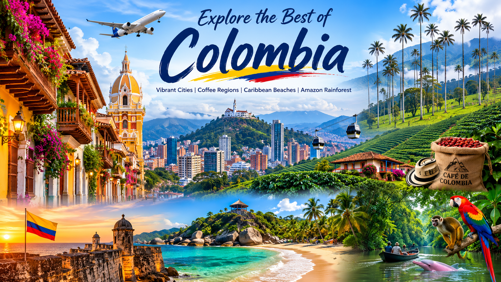 Places to Visit in Colombia , best Places to Visit in Colombia , top Places to Visit in Colombia , famous Places to Visit in Colombia , fly to Colombia